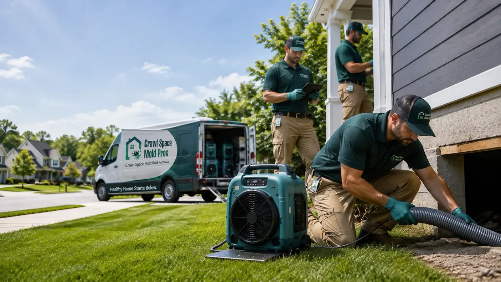 Crawl Space Mold Removal in Stockton, IA